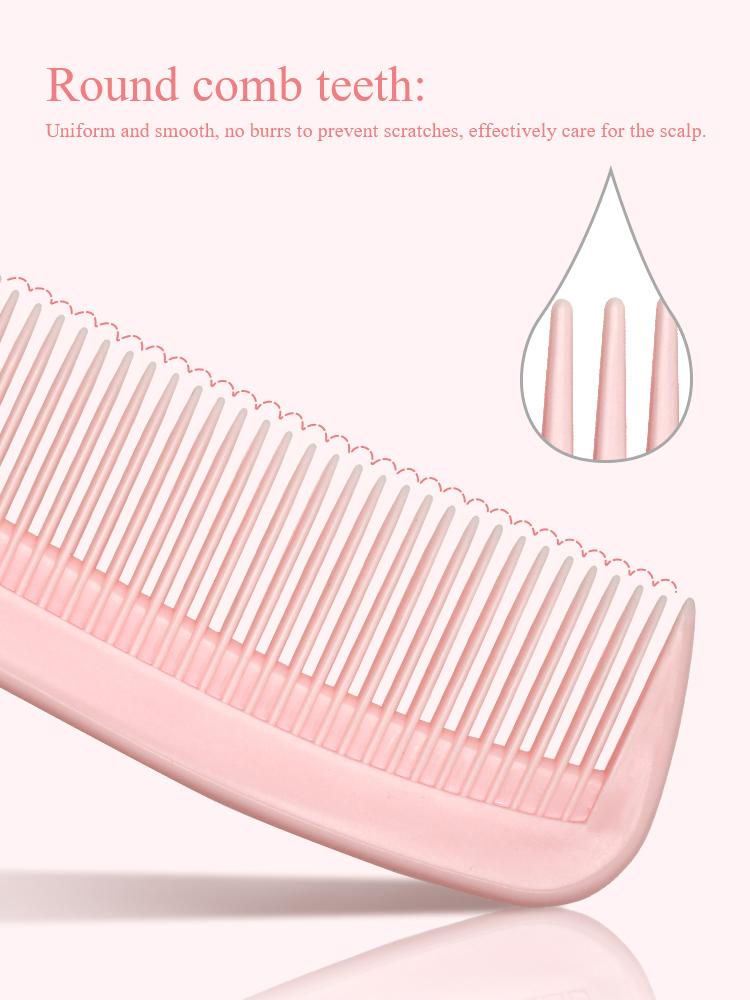 Sakura Pink Portable Anti-static Hair Comb Folding Double Sided Detangling Mini Combs Shower Massage Hairbrush High Quality