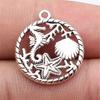 Octopus Seahorse Crab Shrimp Marine Life Charm Antique Bronze Zinc Alloy Jewelry Making Supplies Couple Style