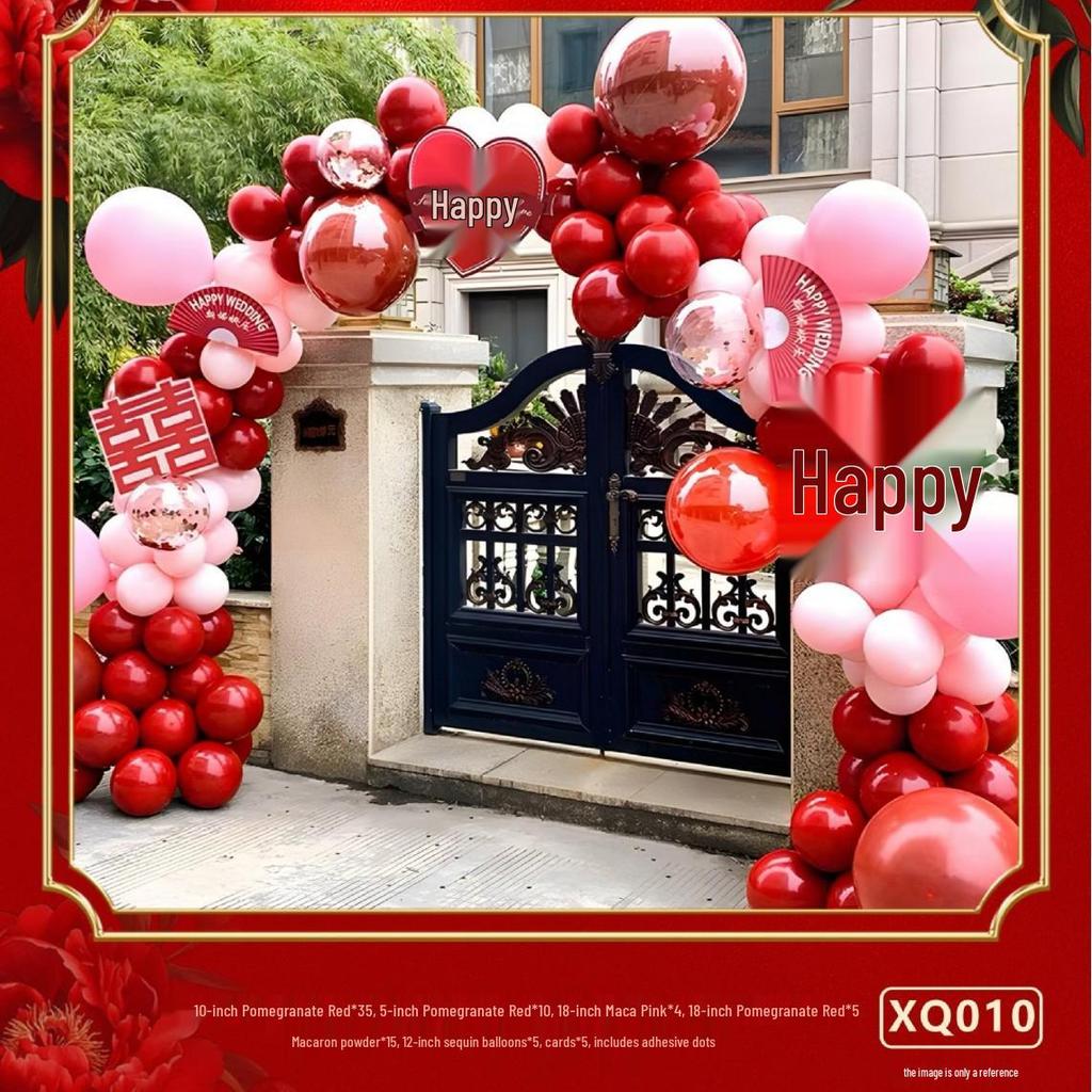 Hochzeitszimmer Ballon Dekorationen: Elegante Ballon-Dekoration für Hochzeiten