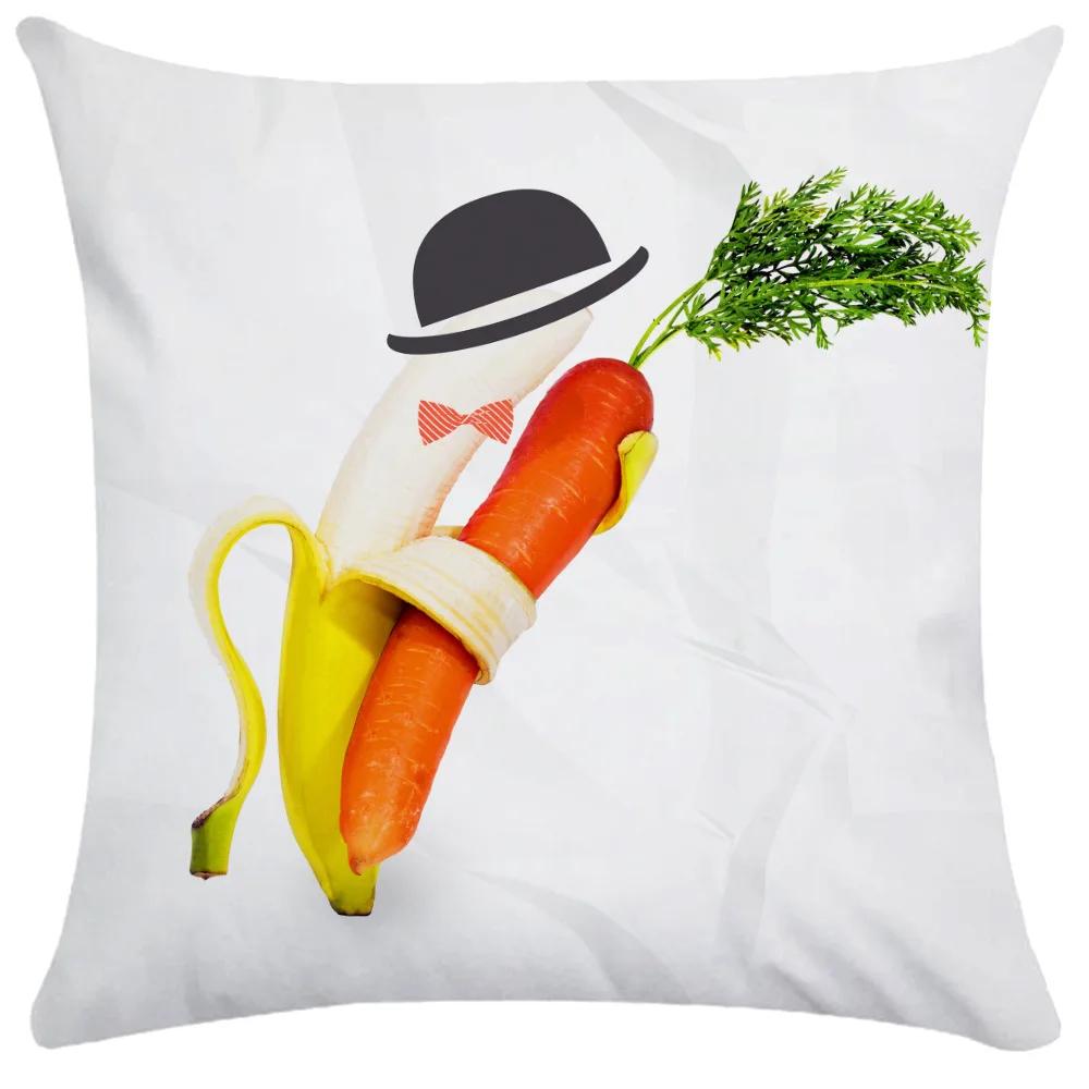 Home Decor Garden Chair Pillowcase Luxury Designer Summer Fruit  Decorative Tropical Mango