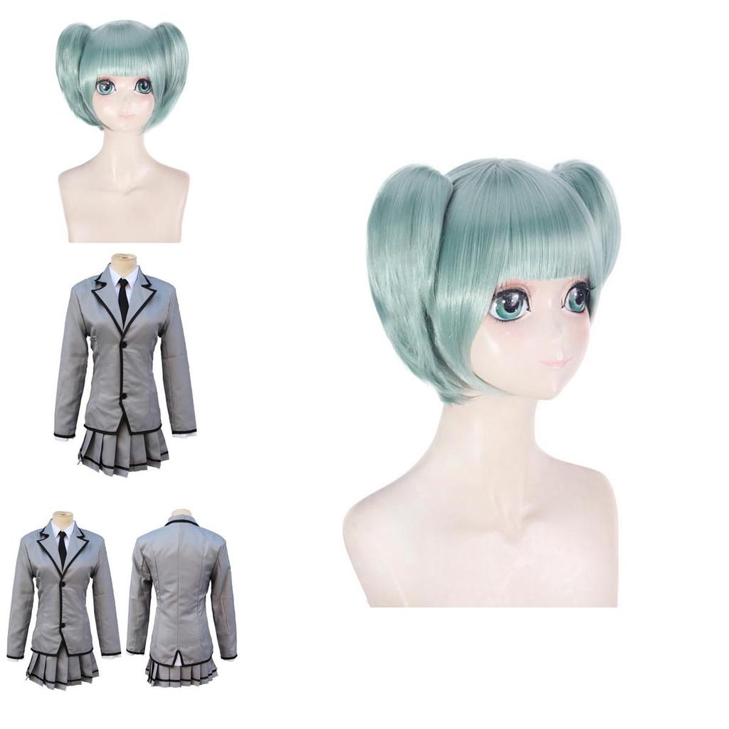 Premium Kaede Kayano School Student Uniform Cosplay Costume And Beautiful Wig Set