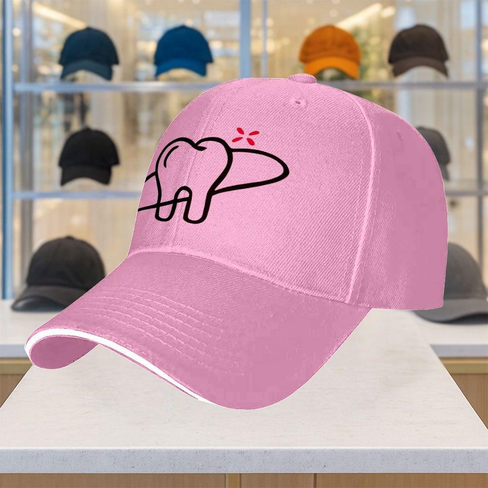 Tooth Pain Relief Dentist Graphic Baseball Cap Polyester Lightweight Adjustable Snapback Hat for Men Women Outdoor