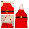 Santa Claus Apron, Christmas Decoration Props, Kitchen Protective Apron, Christmas Party Supplies