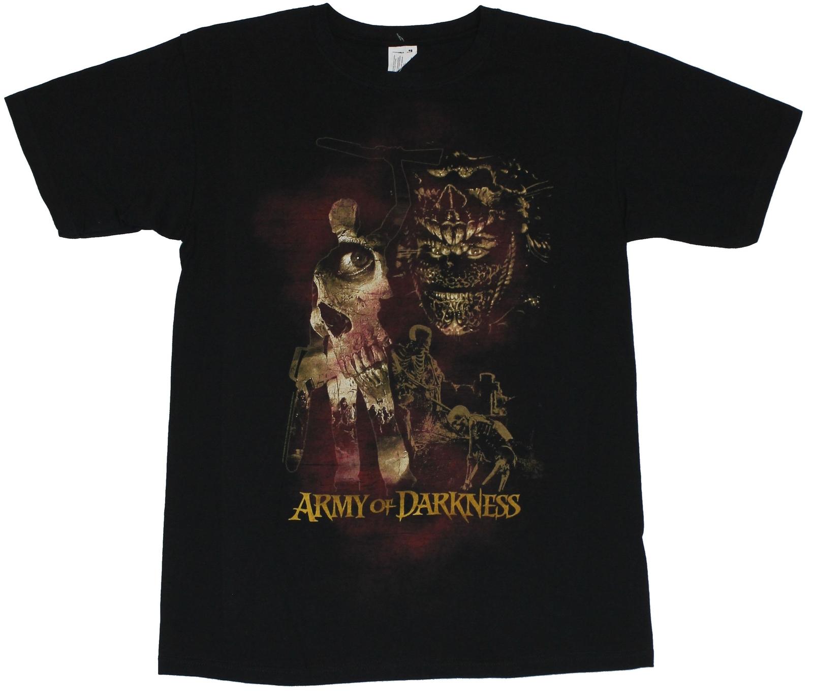 Army of Darkness Mens T-shirt Multi Movie Images Collage XXXL