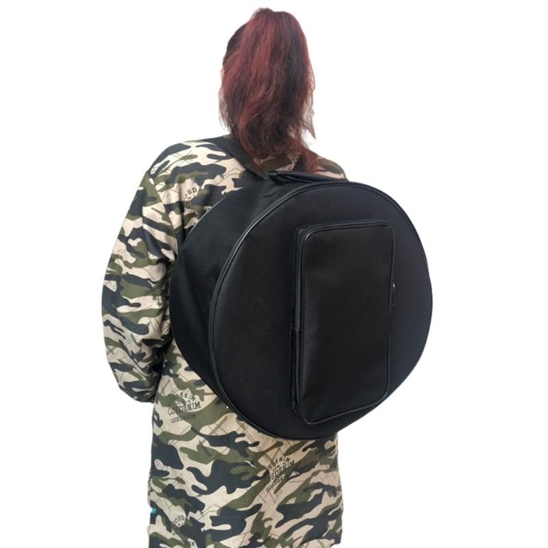 Compact Snares Drum Bag Oxford Cloth Backpack Drum Case With Outside Pockets Storage Pouch Instrument Accessories