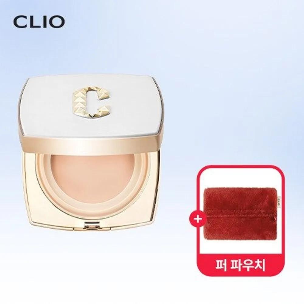 

Clio All New Magnet Pact (2 Main Products) White Case + Fur Pouch No. 21