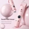 Dual-Head Electric Shaver for Men and Women - Home Hair Removal Device