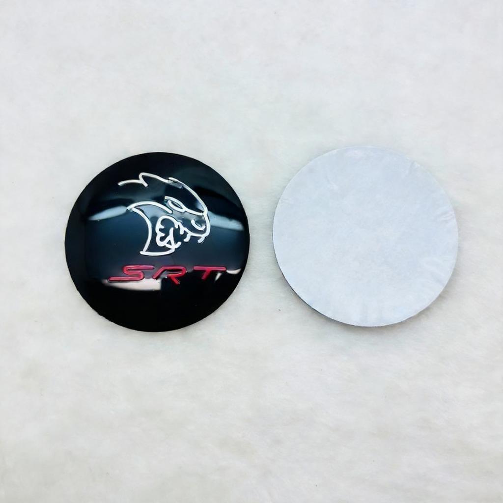 Car Wheel Center Hub Cap Emblem Sticker Accessories For Dodge Durango Caliber Journey Dakota Charger Ram 1500 Avenger Challenger DD8