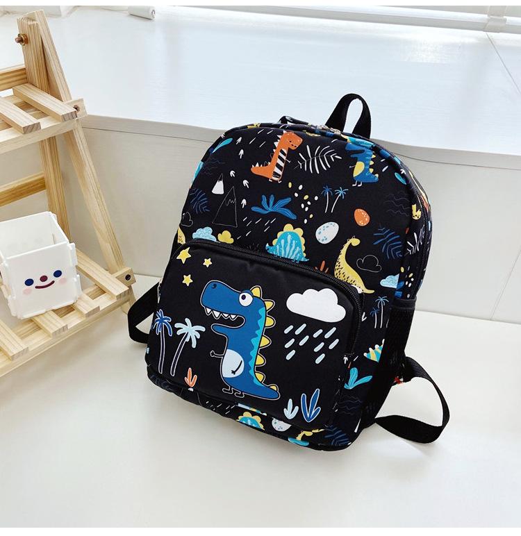 

Creative Dinosaur Anti-Lost Schoolbag for Toddlers and Kids Ages 1-7 чёрный