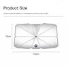 LNRGN1 2026 Car Sticker Car UV Sunshade Umbrella Foldable Heat Insulation Cover For BMW G07 G05 G02 G01 F48 G30 G20 F10 F25 F26 F40 F30