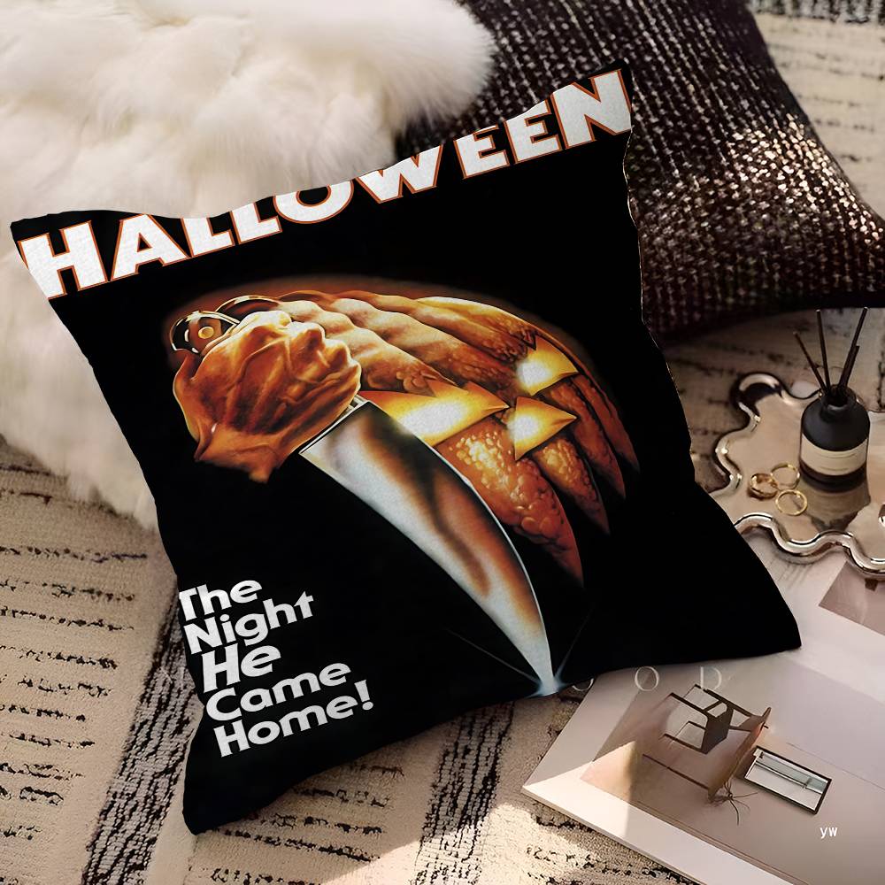 Classic Horror Movies Halloween Pillow Anime Pillow Sofa Bed Head Pillow Cover Cushion Cover 45X45 Cm Fashion