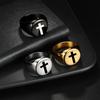 Punk Seal Design Jewelry Hip Hop Cross Ring European and American Hand Jewelry