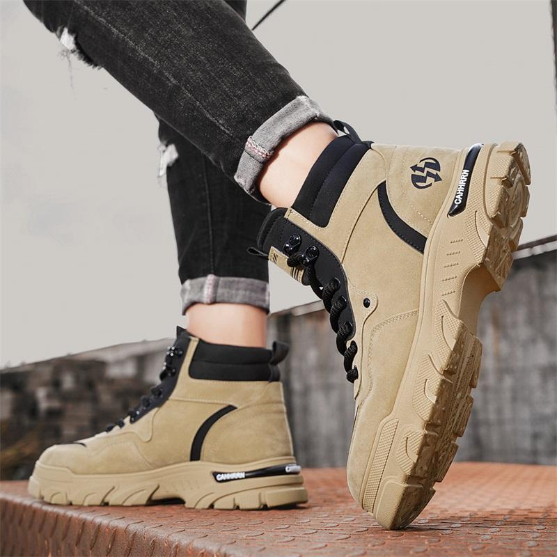 Fashion CYYTL Mens Boots Casual Shoes Cowboy Combat Winter Tactical Motorcycle Chelsea Ankle Leather Work Outdoor Hiking Designer Luxury