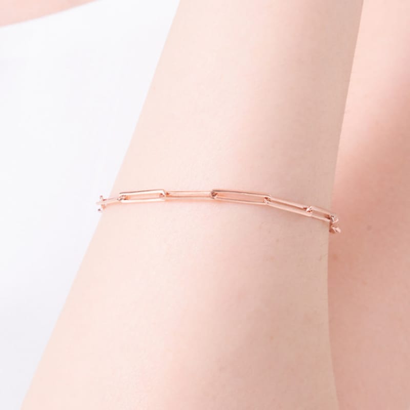 ELLE Jewelry Slim Clip Chain Bracelet ELBRBB106