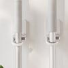 3Pcs Self-adhesive Broom Holder Plastic Broom Brush Organizer Durable Mop Hanger  Kitchen