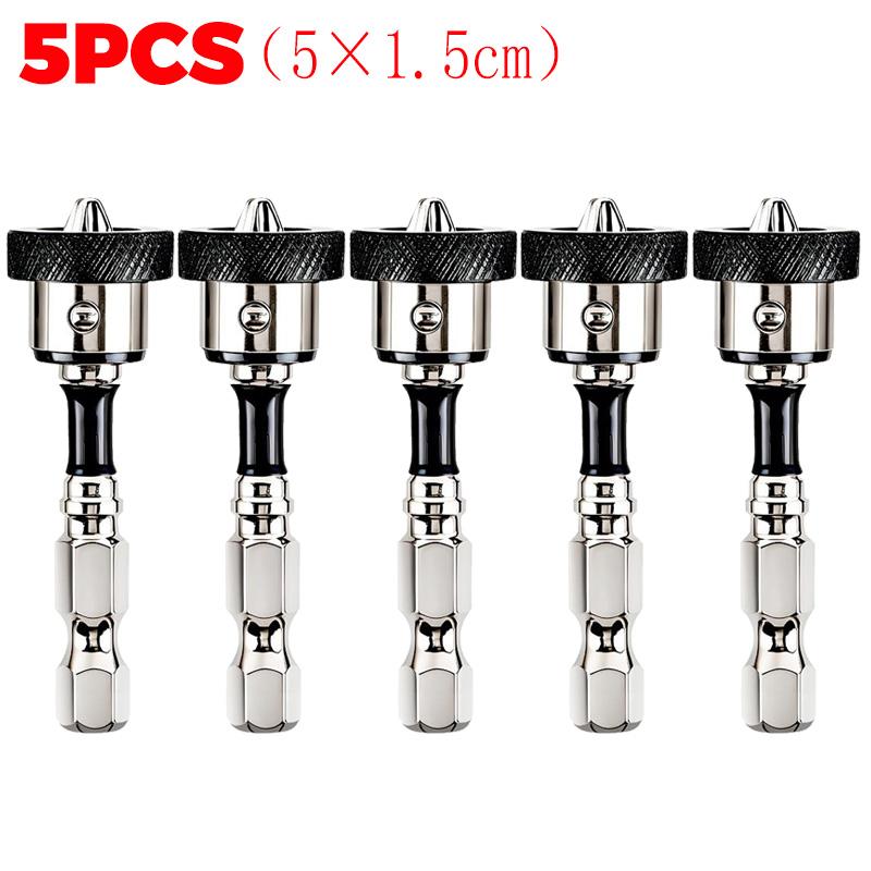 1/10x Magnetic Positioning Screwdriver Bits Detachable Drywall Screw Bits Screwdriver Magnet Collar Hex Shank Drywall Screw Tool