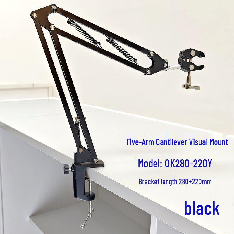Adjustable Industrial Visual Camera Clamp with Crab Claw Clip Mount