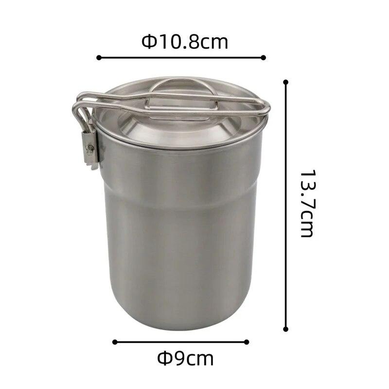 1L Składane Naczynia Kuchenne Garnki Outdoor Camping Piesze Wycieczki Piknik Naczynia Składane Kubki do Kawy Kubki Wodne Chroniące przed Oparzeniami Garnek Patelnia