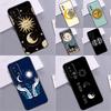 Sun Moon Art Case For Xiaomi 13 14 15 Ultra 11T 12T 13T 14T Pro POCO X7 Pro X3 X5 X6 F5 F6 M6 Pro Funda