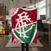 Fluminense Football Club Flanelldecke mit Aufdruck, Hohe Qualität, Bequem für alle Jahreszeiten, Heimdekoration, Wärme und Komfort