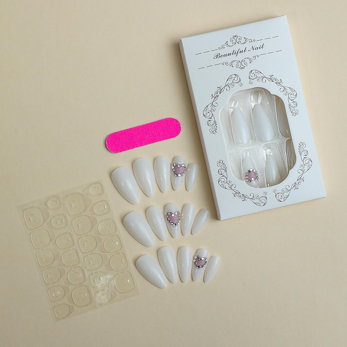 

Самые продаваемые миндалевидные накладные ногти: Элегантные однотонные цвета со стразами, многоразовые и стильные