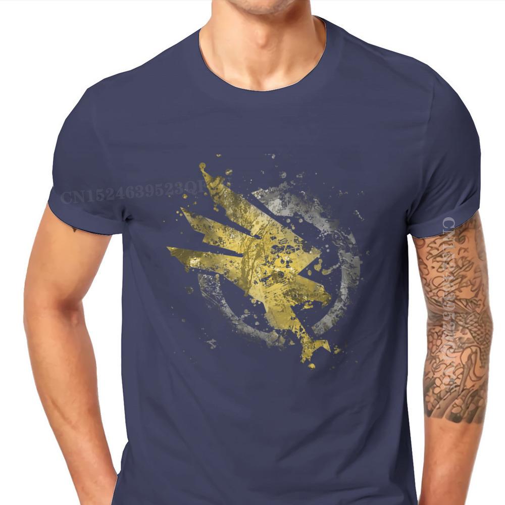 Mass Effect Game Command And Conquer GDI Splatter Tshirts Graphic Men Classic Goth Camisas Men Clothes Cotton Harajuku T Shirt