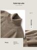 2025 Autumn/Winter Women's High Neck Cashmere Stripe Sweater