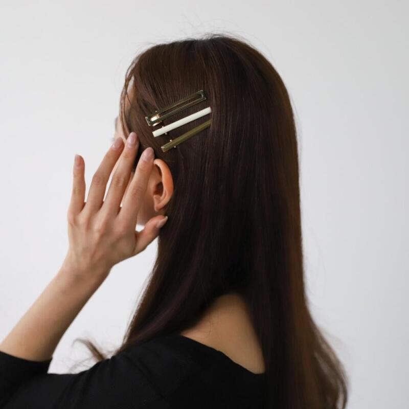 Zromi Hairpin Straight Monochromatic Women's Kitsch Look Retro