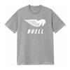 T-shirt con Stampa Logo Buell Motorcycles Girocollo vintage Lavata Comoda Elasticizzata moda Casuale Traspirante streetwear