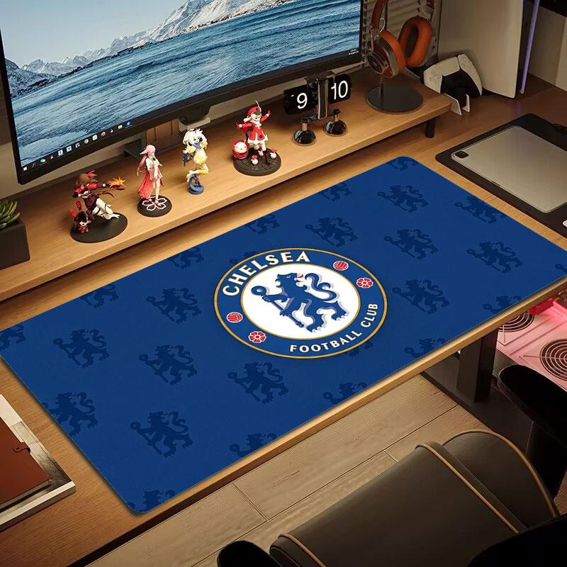 Chelsea F Large Size Mouse Pad Large Gaming Table Cushion Non-slip Laptop Tablet Big Mousepad XXL Mat Mini PC Playmat With Lock Edge