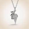 Koala Ice Cream Charm Necklace Adjustable Length Copper Pendant For Her