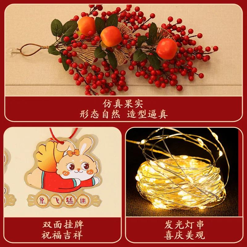 Chinese New Year Decorations,Glowing Hanging Pendant with Light ,Spring Festival Lunar New Year Pendants,For Homewarming