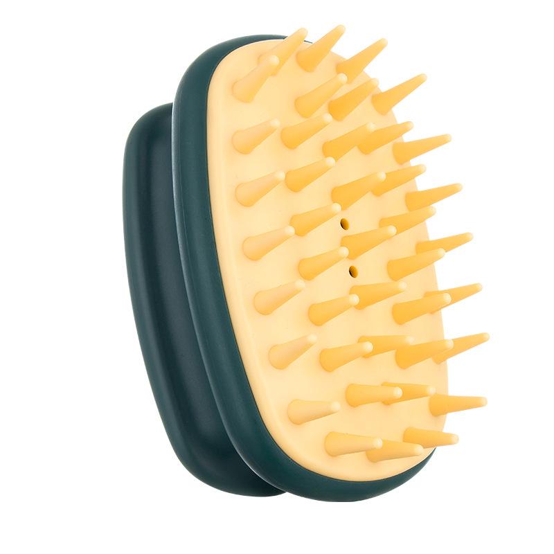 Silicone Scalp Massage Shampoo Brush - Relieves Itch, Promotes Healthy Hair.