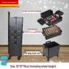 Lockable Multi-Layer Makeup Trolley Case for Nail Art & Beauty
