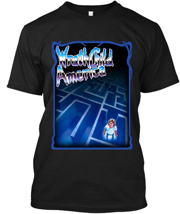 Best Seller Wrathchild America Climbin  the Walls  Mens Black Tshirt Size  S-5XL Unisex T-Shirt M