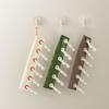 6 Holes Fabric Clothing Clip Removable Hanging Socks Organizer Travel Clothes Drying Rack  Outdoor