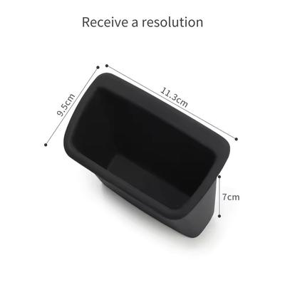For ZEEKR X Center Console Rear Row Armrest Storage Box Central Tray Organizer Tidying Car Interior Accessories Silicone