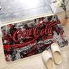 Soft Drink Brand C-Coca C-Cola Hallway Carpet Washable Non-Slip Living Room Sofa Chairs Area Mat Kitchen Doormat Area Rug