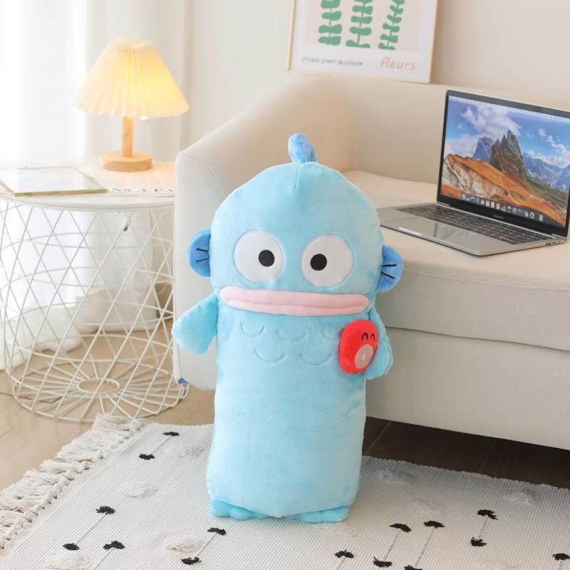 50cm Cute Hangyodon Long Cushion Stuffed Anime Cartoon Throw Pillow Sofa Bed Back Cushion Home Decor Xmas Gifts
