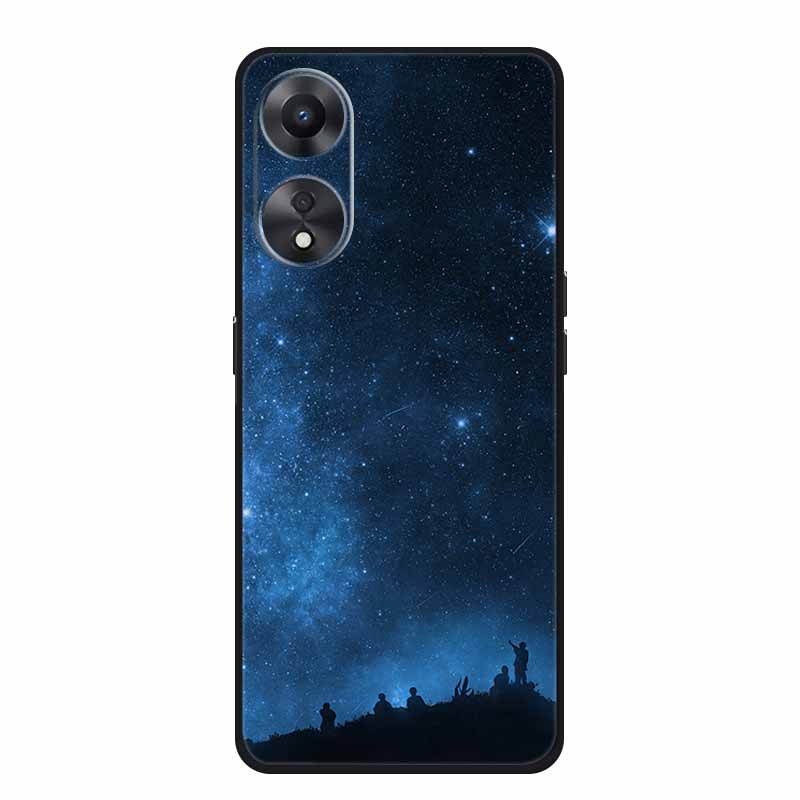 For OPPO A78 5G Case Fashion Silicone Soft TPU Back Cover For Oppo A58 A58X 5G OPPOA78 5G Phone Cases Shockproof CPH2483 Fundas