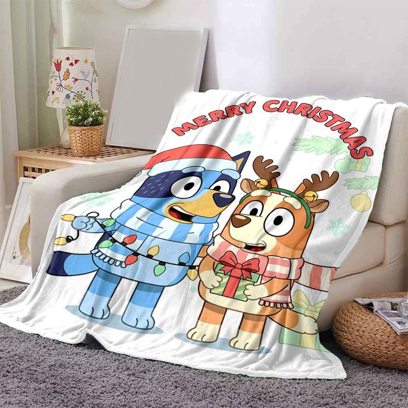 1Pc Christmas Friends Celebration Blanket Soft And Comfortable Casual Warm Camping Travel Christmas Halloween Gift M92139