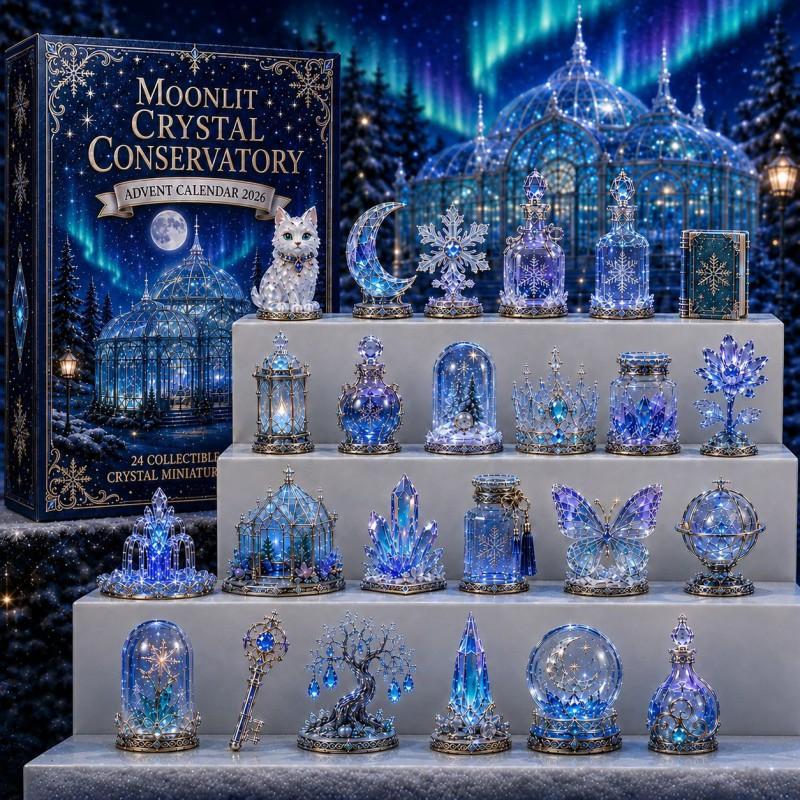 2026 Magic Animal Advent Calendar Acrylic Blind Box Collectible Ornament Christmas Gift