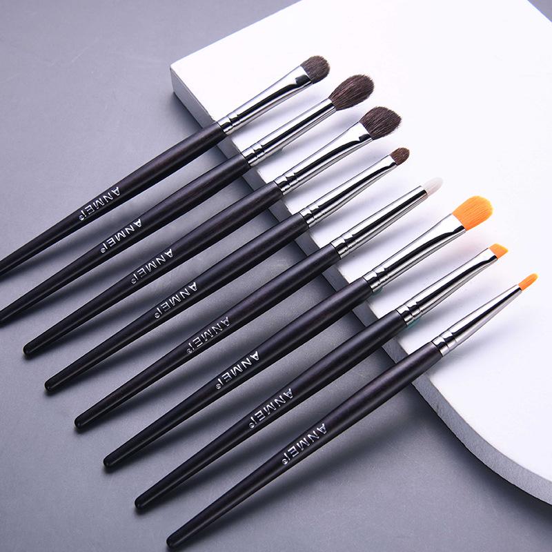 14-Piece Makeup Brush Set: Angled Contour, Flat Mask, Eyeshadow Blending Brushes & Storage Bag