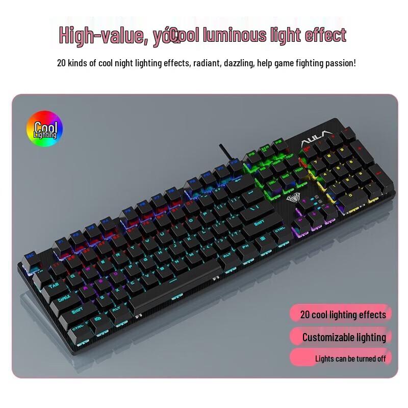 AULA Wired Gaming Mechanical Keyboard