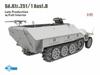 Snowman Models German Sdkfz Late Armored Personnel Carrier Plastic Model Kit SP358001 1/35 251/1D (Military Vehicle)