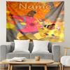 Custom Name Jojo And Gran Gran Print Tapestry, Backdrop, Easy Setup, Ideal for Bedroom, Office & Living Room, with Aesthetic Wall Hanging Decor.