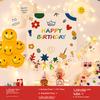 Birthday Scene Decoration Balloons, Birthday Decorations for Adults And Children, Boys And Girls, First Birthday Party Balloon Set