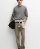 Masimodutti Cotton Blend Slim Fit Pants