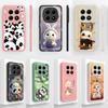 Para Redmi Note 15 Pro 4G 5G Funda Note 15 15Pro+ 15R Cubierta de Teléfono Gato Lindo Silicona Líquida Suave Parachoques Protector para Redmi Note15 Pro Carcasa Ligera