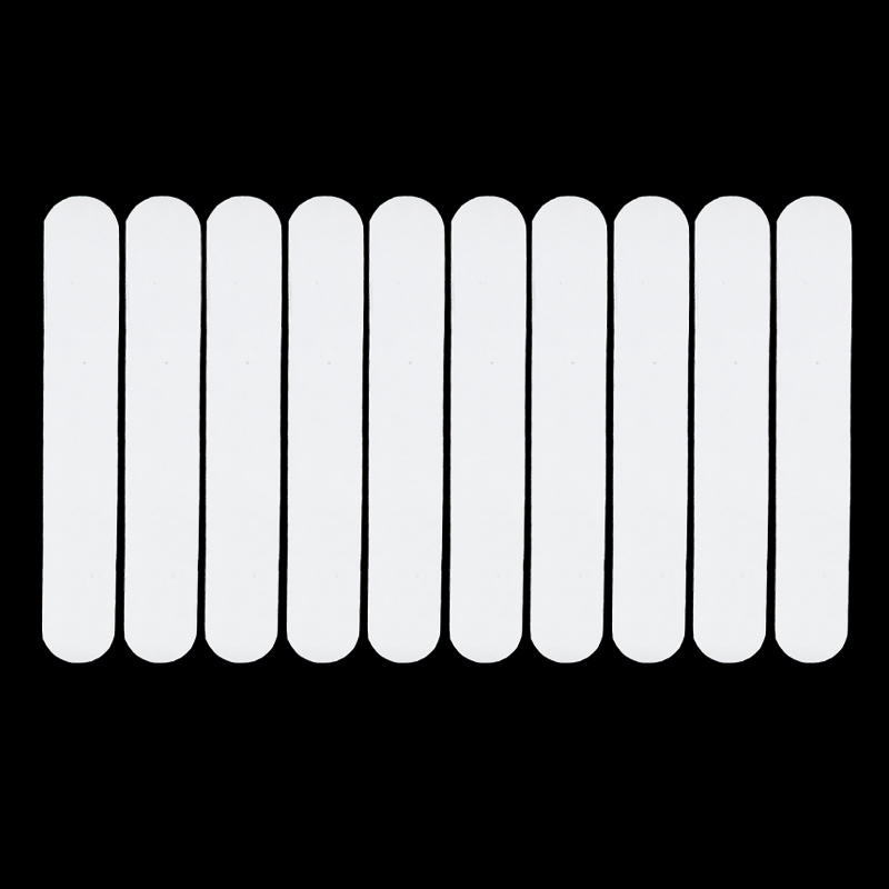 10Pcs Disposable Sweaty Brim Sticker Anti-Dirty Thin Breathable Baseball Cap Lining Sweat Resistant Sticker Self-adhesive Hat Sweat Pad Sticker